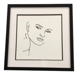 Black Ink Portrait Sketch
