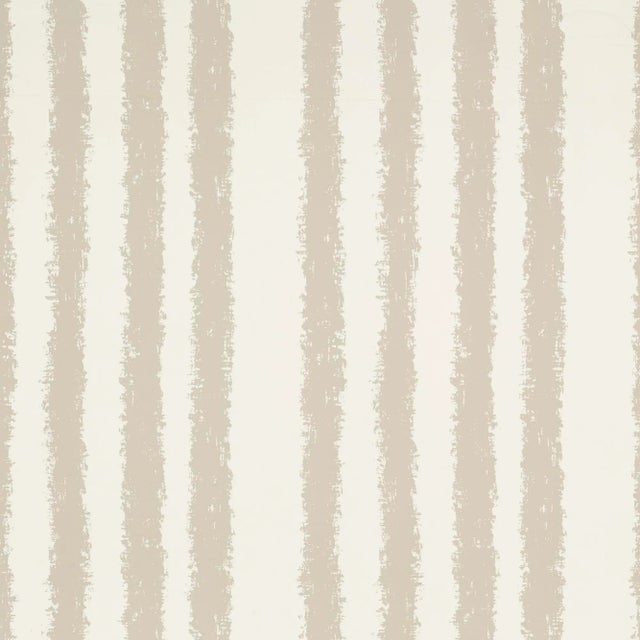 Contemporary Sample - Schumacher Tree Stand Wallpaper in Linen For Sale - Image 3 of 3