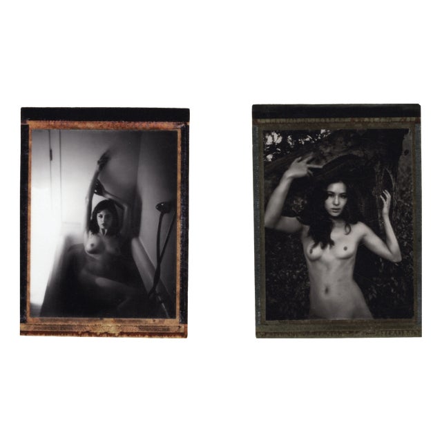 Renée Jacobs, Female Nudes, Original Signed Polaroid Countertypes, Set of 2 For Sale
