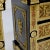 Wood Pair of Antique Style Marble Top Boulle Style End Tables / Nightstands For Sale - Image 7 of 7