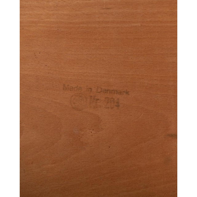 Vintage Danish Dining Chairs in Teak and Black Skai, 1960s, Set of 6 For Sale - Image 18 of 18