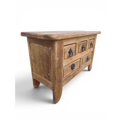 Rustic Chest of Drawers in Oak For Sale - Image 4 of 9