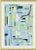 Aqua Tapestry Canvas - Hand Embellished Framed Art by Susan Hable For Sale