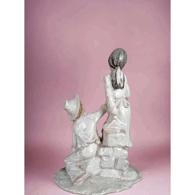 Statuette of Young Love by A. Belcari for Capodimonte For Sale - Image 3 of 7