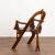 Rustic Antique Hand-Carved Tri Leg Chair For Sale - Image 4 of 13