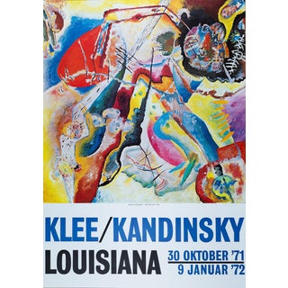 Painting with Red Spot Poster after Vassily Kandinsky For Sale