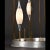 Mid-Century Modern Lightolier Gold Colored Brass Waterfall Raindrop Bird Cage Lamp For Sale - Image 13 of 13