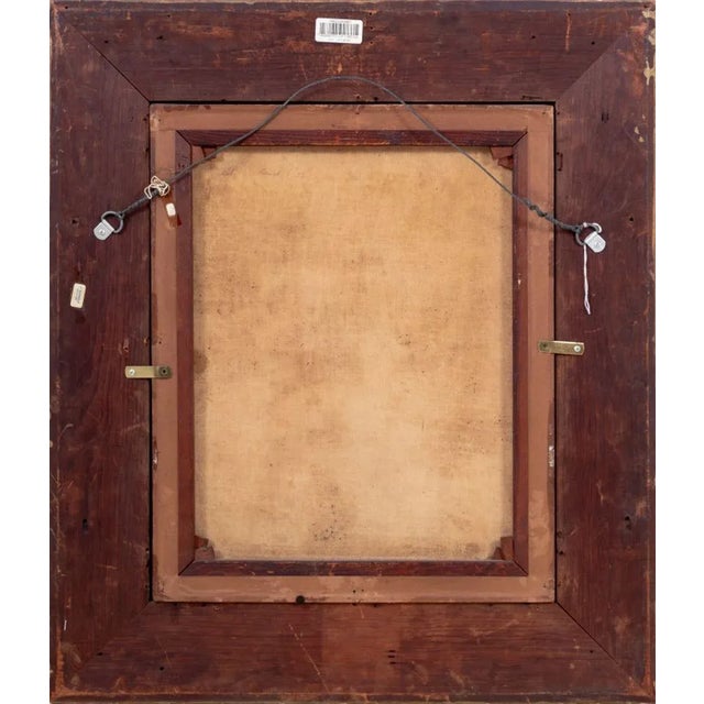 19th Century Julius Schrader the Sleeping Hunter Oil on Canvas For Sale - Image 5 of 6