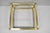 Mid-Century Modern Vintage Mastercraft Hollywood Regency Square Brass Coffee Table Base Only For Sale - Image 3 of 16