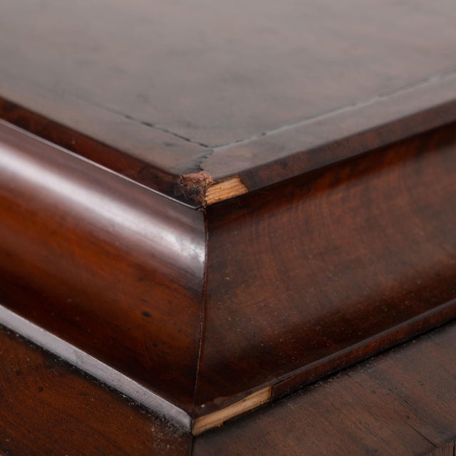 19th Century Danish Mahogany Column Cabinet With Bow Front Door For Sale - Image 6 of 17