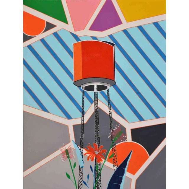 Mauro Bellucci, Untitled, Enamel Painting on Canvas, 2021 For Sale