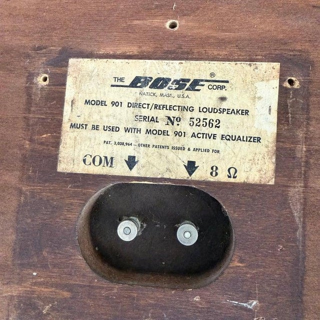 1968 Bose 901 Series Speakers on Eero Saarinen Tulip Bases For Sale - Image 11 of 11