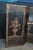 Vintage Chinoiserie Black Lacquer 8 Panel Folding Screen Room Divider 144" For Sale - Image 11 of 18