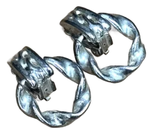 Givenchy Silver-Tone Clip Earrings