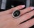 Late 20th Century Massive 26.18ct Green Tourmaline 1.83ct Diamond 18k White Gold Ring Size 4.75 For Sale - Image 11 of 18