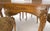 Country French Carved Italian Two Drawers Dining Game Table 4 Chairs Set For Sale - Image 10 of 11