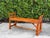 Vintage 54” Split Bamboo Hall Bench With Woven Cane Ends For Sale - Image 9 of 12