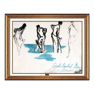 1960s Lord's Cricket Grass, LeRoy Neiman For Sale