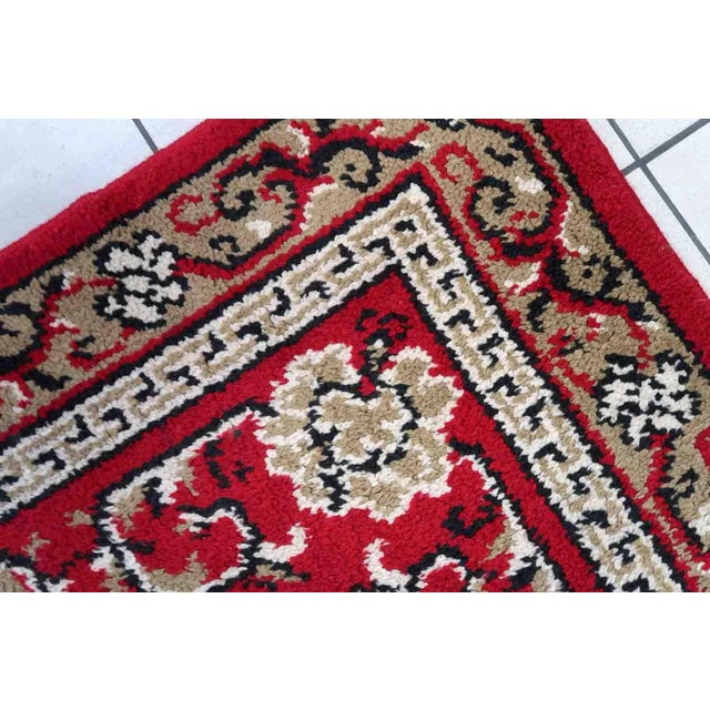 1970s Vintage French Savonnerie Rug 4.2' X 6.5' For Sale - Image 4 of 13