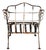 1920s Vintage Rustic Patina Garden Chair For Sale - Image 5 of 9