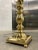Heavy Brass Triple-Helix Floor Lamp Manner of Chapman For Sale - Image 11 of 12