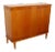 Swedish Midcentury Trapezoid Carpathian Elm Credenza For Sale
