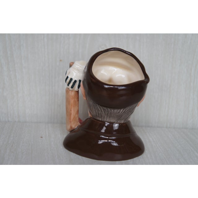 Brown 1990s Englsih Royal Doulton Jack Hobbs English Cricketer Toby Character Jug For Sale - Image 8 of 14