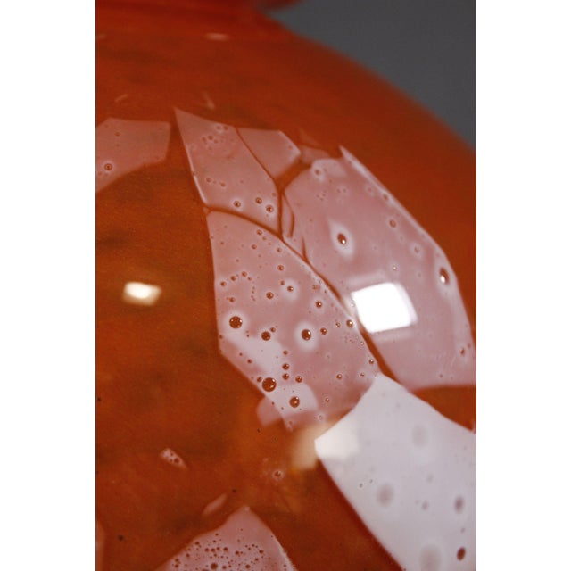 1920s Large Art Deco Blown Glass Vase by Lorrain, 1920s For Sale - Image 5 of 12