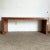 Mid-Century Modern Vintage Retro Plastic Laminate Over Paper and Wood Console Table For Sale - Image 3 of 12