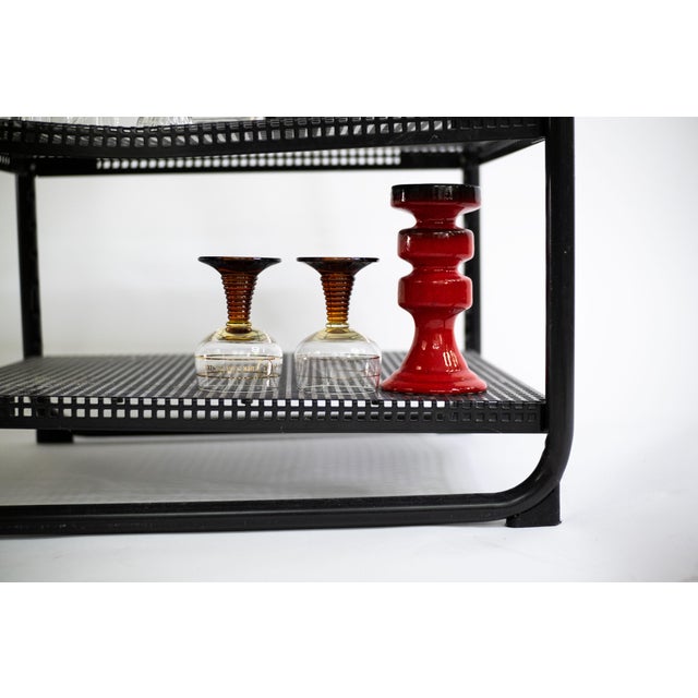 Steel Standing Shelf in Bauhaus Style, 1970s For Sale - Image 4 of 9