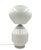 Space Age White Glass Table Lamp, 1970s For Sale - Image 10 of 16