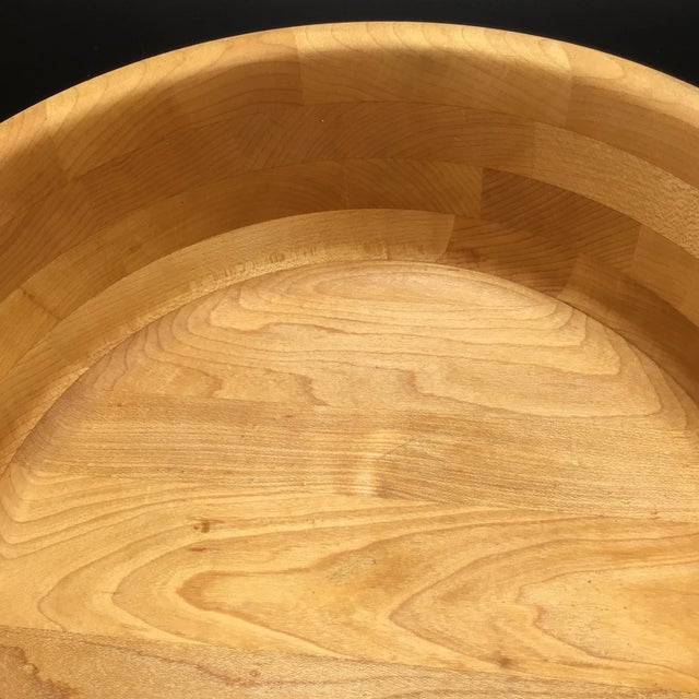 Cherry Wood Bowl Hand Made in Idaho For Sale - Image 12 of 12