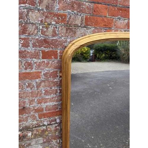 W: 135cm (53.1")h: 134cm (52.8")d: 8cm (3.1") a delightful large antique english 19th century carved wood & gesso arched...