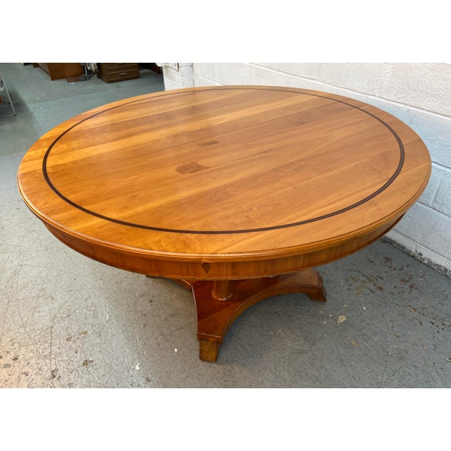 Stickley Vintage Expanding Cherry Dining Table by Stickley For Sale - Image 4 of 16