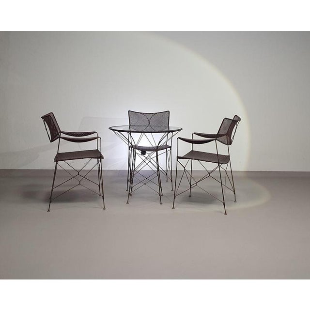 Rattan Dining Set from Yuzuru Yamakawa, Set of For Sale - Image 18 of 18