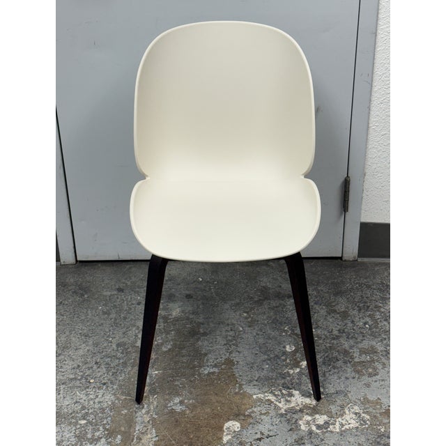 Design Plus Gallery presents the Beetle Side Chair by GamFratesi for Gubi. This chair has an alabaster white polypropylene...