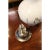 Contemporary Silver Leaf Lidded White Ceramic Vase For Sale - Image 3 of 10