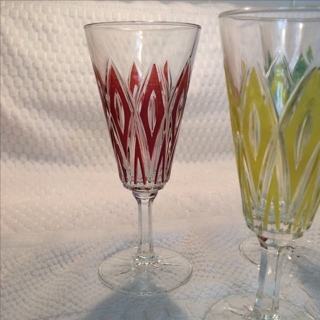 Wine Glasses Circa 1940's Purchased in France Chairish