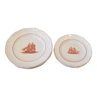 8 Flying Cloud Wedgwood Plates For Sale