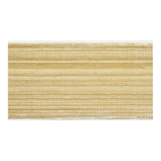 Sample - Schumacher Gaspard Velvet Tape in Gold For Sale