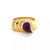 This is an authentic ring by Chopard, well crafted from 18k yellow gold with a polished finish. The front of the band has...
