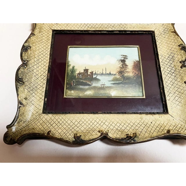 Lucio Cargnel, Landscape, Oil on Cardboard, 1950s, Framed For Sale - Image 8 of 12