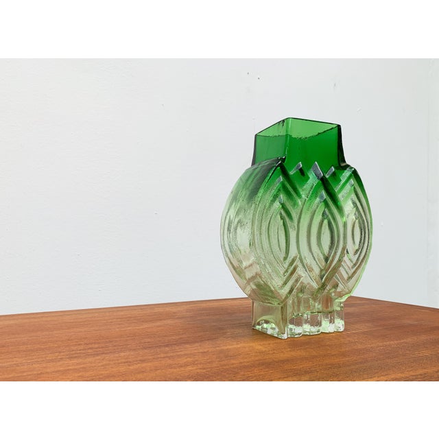 1970s Vintage Finnish Glass Vase by Kaj Blomqvist for Kumela For Sale - Image 5 of 18