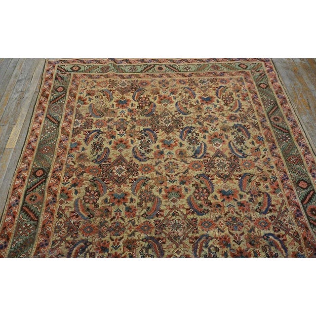 19th Century N.W. Persian Bakshaiesh Carpet ( 5'9" x 12'6" - 175 x 380 ) For Sale In New York - Image 6 of 6