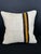Turkish Hemp Pillow Cushion Natural Beige Black Pillow Cushion Cover 20"x20" For Sale - Image 4 of 4