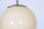 1930s Bauhaus Chandelier in Chrome-Plated Steel and Opaline Glass, Czech, 1930s For Sale - Image 5 of 8