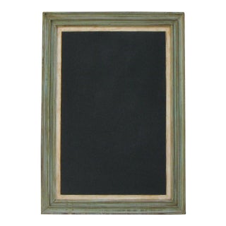 1960s Chalkboard in Painted Frame For Sale