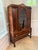Jacobean Antique 1920s Walnut China Cabinet For Sale - Image 4 of 8