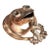 Vintage Ceramic Frog Sculpture For Sale