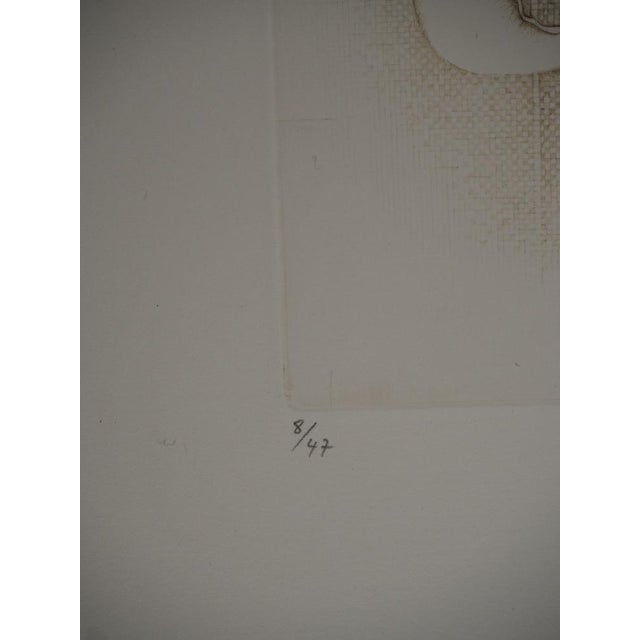 Modern Fred Deux, Budding, Original Engraving For Sale - Image 3 of 6